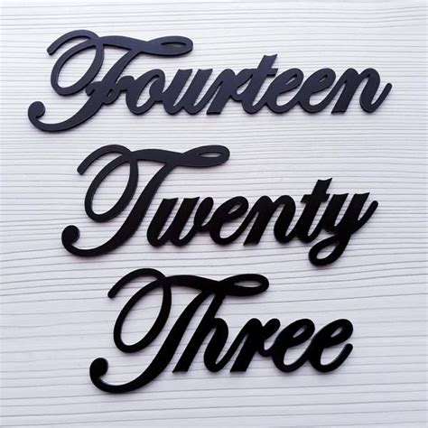 metal cursive house numbers|cursive house numbers words.